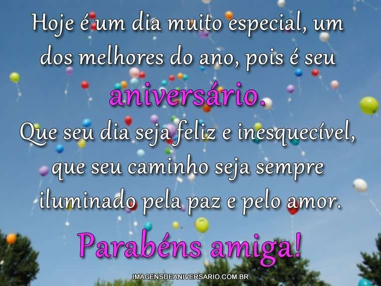 Feliz aniversário para Amiga | Imagens de Aniversário