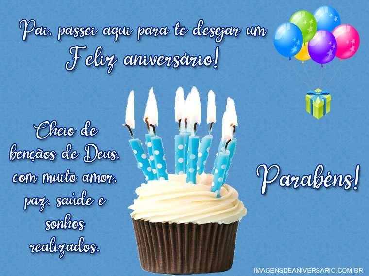 Feliz aniversário Pai